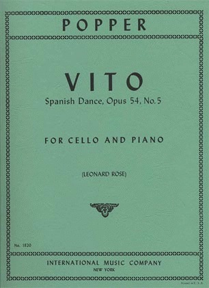 Popper (Rose): Vito - Spanish Dance No.5, Op.54 (cello & piano)