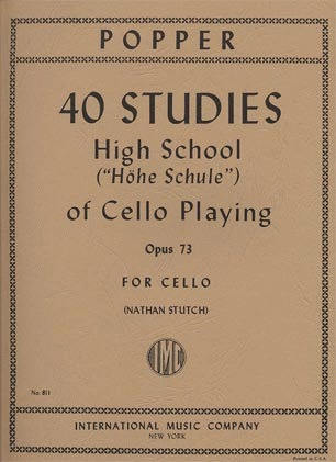 Popper (Stutch): 40 Studies - High School of Cello Playing, Op.73 (cello)