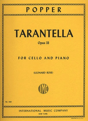 Popper (Rose): Tarantella, Op.33 (cello & piano) IMC