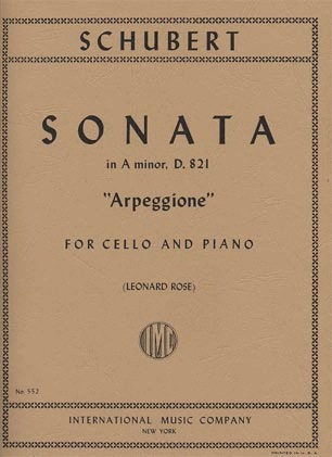 Schubert, Franz (Rose): Arpeggione Sonata D821 (cello & piano)