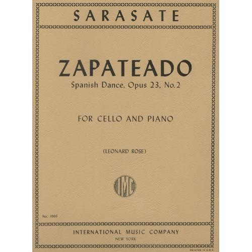Sarasate, Pablo de (Rose): Zapateado Op.23 #2 (cello & piano)