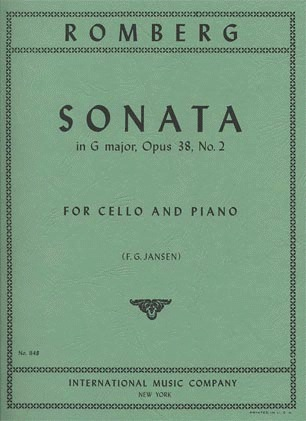 Romberg (Jansen): Sonata No.2 in G Major, Op.38 (cello & piano)