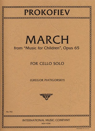 Prokofiev (Piatigorsky): March -from Music with Children, Op.65 (cello) IMC