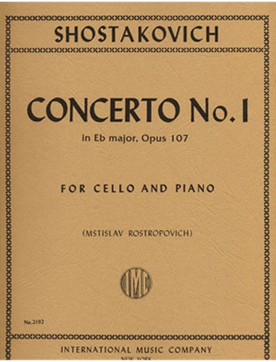 Shostakovich (Rostropovich): Concerto No.1 in Eb Major, Op.107 (cello & piano) International