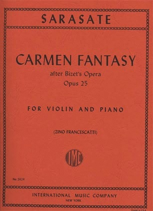 Sarasate, Pablo de (Francescatti): Carmen Fantasy Op.25 (violin & piano)