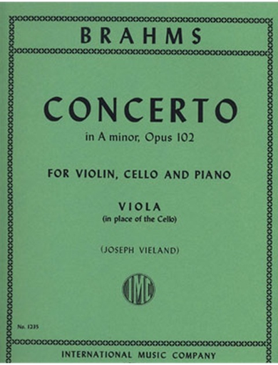 Brahms (Vieland): Double Concerto in A minor, Op.102 (viola)