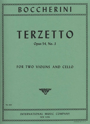 Boccherini, L.: Terzetto Op.54 No.3 (2 violins & cello)
