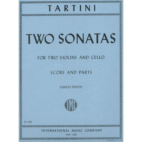 Tartini (Pente): Two Sonatas (2 violins & cello)