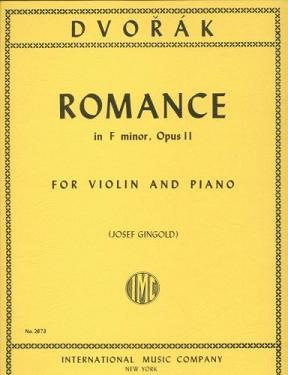 Dvorak (Gingold): Romance in F minor, Op.11 (violin & piano) IMC