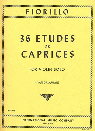 Fiorillo, F. (Galamian): 36 Etudes or Caprices (violin)