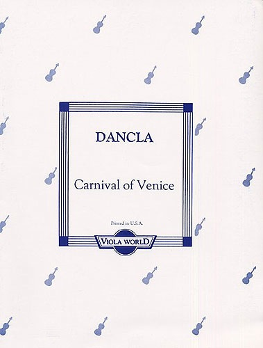 Dancla (Arnold) Carnival of Venice (viola & piano)