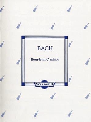 Bach, J.S. (Arnold): Bourree in C minor (viola & piano)