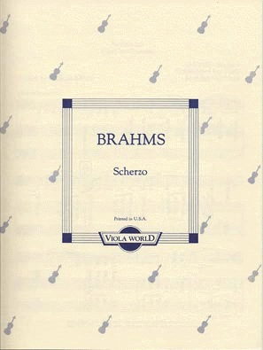 Brahms, Johannes (Arnold): Scherzo (viola & piano)