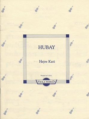 Hubay, Jeno (Arnold): Hejre Kati (viola & piano)