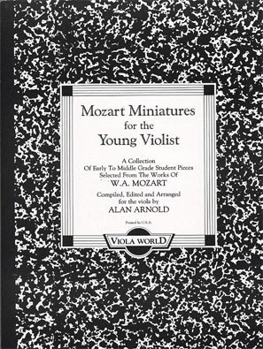 Mozart, W.A. (Arnold): Mozart Miniatures for the Young Violist (viola & piano)