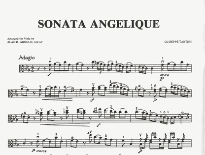 Tartini, Giuseppe (Arnold: Sonata Angelique (viola & piano)
