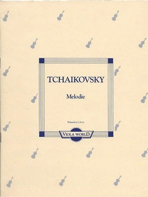 Tchaikovsky, P.I. (Arnold): Melodie (Viola & Piano)
