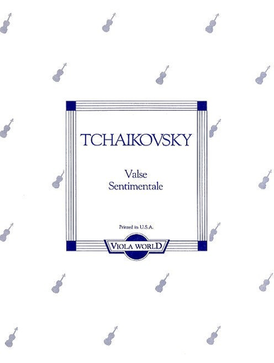 Tchaikovsky, P.I. (Arnold): Valse Sentimentale (viola & piano)