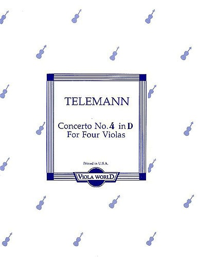 Telemann, G.P. (Arnold): Concerto No.4 in d (4 violas)