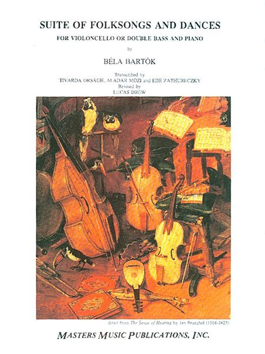 OUT OF PRINT: Bartok, Bela (Drew) : Folksong Suite (Bass & piano)