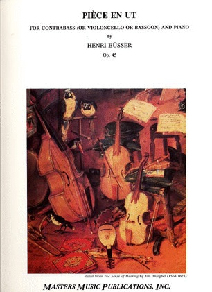 Busser, Henri: Piece in C Op.45 (bass & piano)