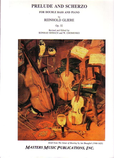 Gliere, Reinhold: Prelude & Scherzo Op.32 (bass & piano)