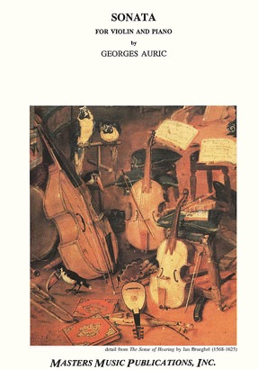 Auric, Georges: Sonata (violin & piano)