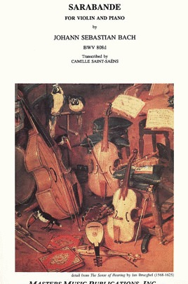 Bach, J.S.: Sarabande (violin & piano)