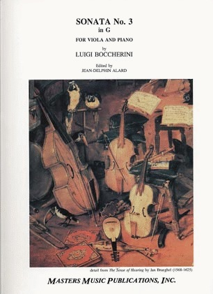 Boccherini, Luigi (Alard): Sonata No.3 in g (viola & piano)