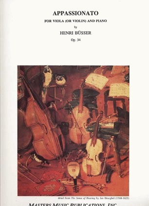 Busser, Henri: Appassionato Op.34 (viola or violin and piano)