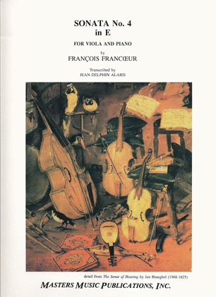 Francoeur, Francois: Sonata No.4 in E (viola & piano)