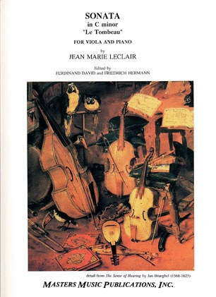 Leclair, Jean Marie: Sonata in C minor (Le Tombeau''(viola & piano)