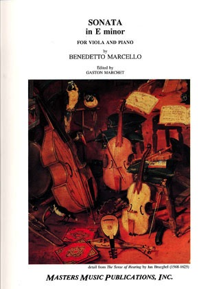 Marcello, Benedetto (Marchet): Sonata in E minor (viola & piano)