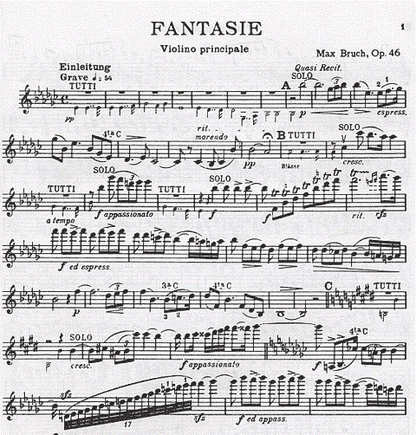 Bruch, Max: Scottish Fantasy Op.46 (violin & piano)