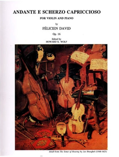 David, Felicien: Andante e Scherzo capriccioso Op. 16 (violin & piano)