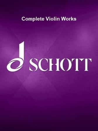 Boulanger (Weinzierl and Waechter): Complete Violin Works (violin and piano) SCHOTT