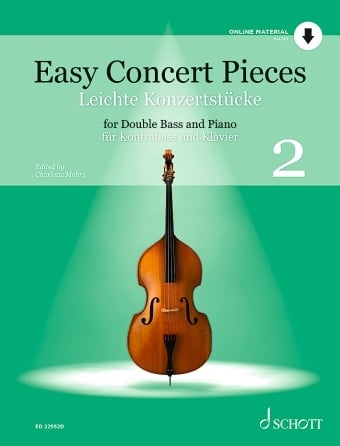 Mohrs: Easy Concert Pieces, Volume 2 - 24 Easy Pieces from 5 Centuries Using Half to 3rd Position (Double Bass and Piano) SCHOTT