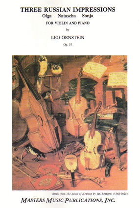 Ornstein, Leo: 3 Russian Impressions Op.37 (violin & piano)