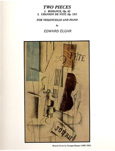 Elgar, Edward: Pieces: Romance Op.62; Chanson de nuit Op. 15/1 (cello & piano)