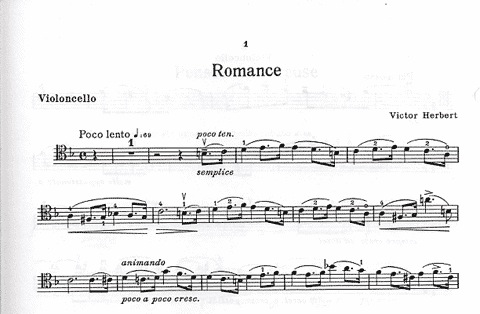 Herbert, Victor: Three Compositions (cello & piano)