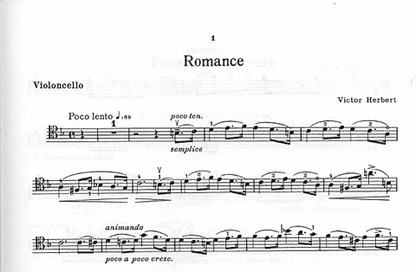 Herbert, Victor: Three Compositions (cello & piano)