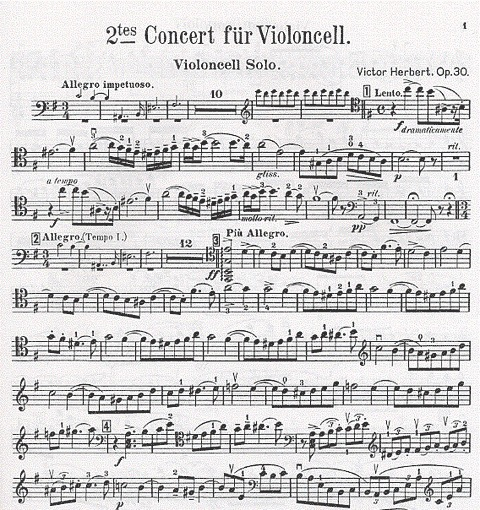Herbert, Victor: Concerto No.2 Op.30 (cello & piano)