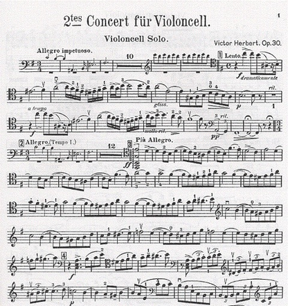 Herbert, Victor: Concerto No.2 Op.30 (cello & piano)