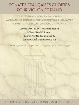Durand: Sonates Françaises Choisies (violin and piano) Durand