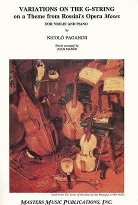 Paganini, Niccolo : Moses Variations (violin & piano)