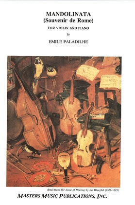 Paladilhe, Emile: Mandolinata-Souvenir de Rome (violin & piano)