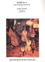 Marais, m (Feuillard): Suite No.3 (cello & piano)