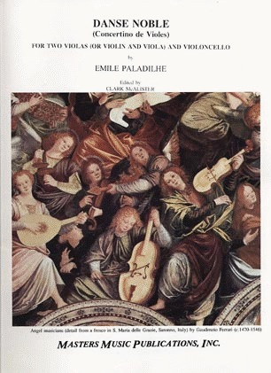 Paladilhe, Emile: Danse Noble (2 violas, cello) (violin, viola, cello) score & parts