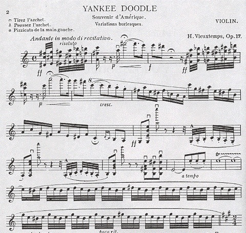 Vieuxtemps, Henri: Yankee Doodle Op.17 (violin & piano)