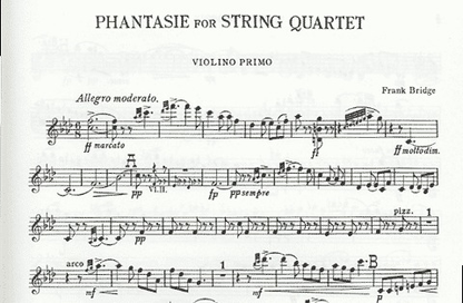 Bridge, Frank: Phantasie (string quartet)